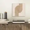 Symmetrische bocht - Koperkleurig aluminium wit klein -sfeer1