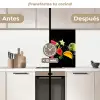 Splash - Fruit - Zwart keuken achterwand 2 middel -voor-na2_ES
