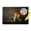 Kaarsen - Stilleven - Rustiek - Boeken Placemat vinyl groot -zzzproduct_Kitchenyeah-website