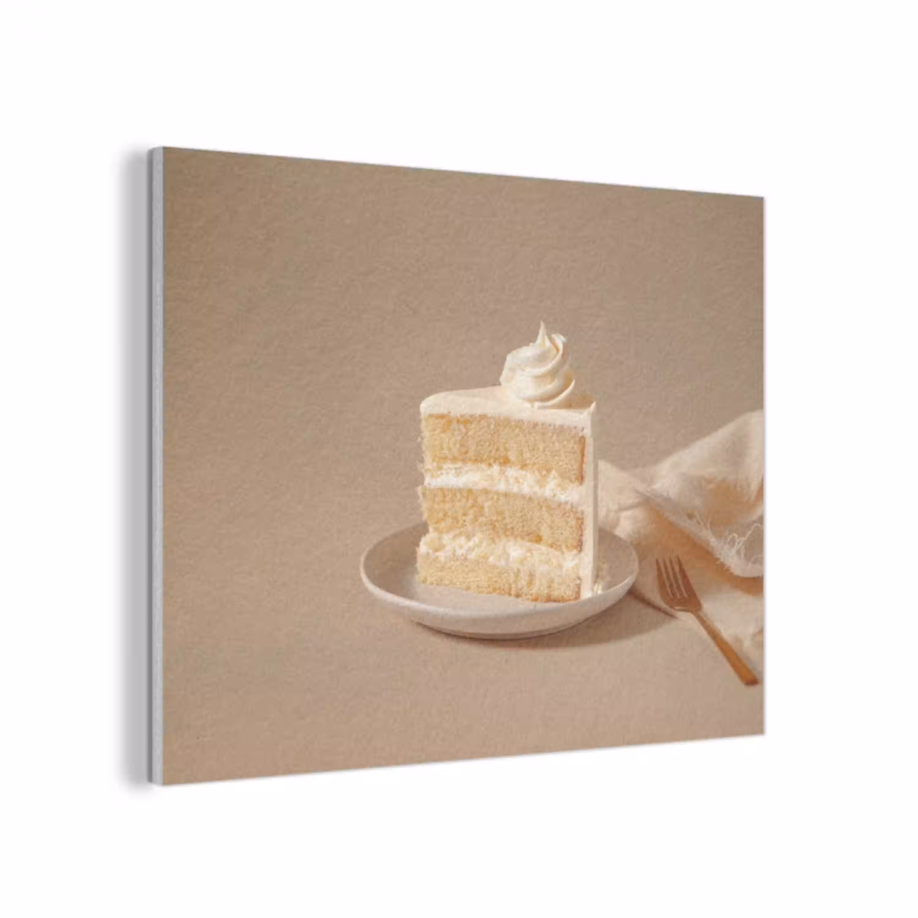 Vanilletaart - Cake - Romig PET vilt klein -3d