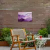 Abstract - Heuvels - Landschap - Paars Tuinposter op houten frame 2 cm dik klein -sfeer3