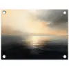 Zon - Horizon - Zee tuinposter los doek klein -3d