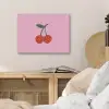 Kersen - Roze - Illustratie PET vilt klein -sfeer3