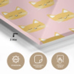 Katten - Patroon - Roze plexiglas 5mm klein 11 -wsfeer2_DE