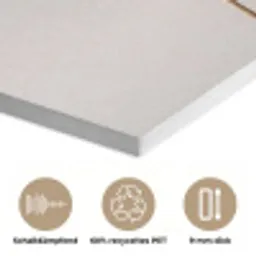 Papaverbollen - Droogbloemen - Minimalistisch - Beige - Rustig PET vilt klein -closeup_DE