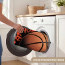 Basketbal - Verf - Sport - Oranje Badmat klein -USP_WasbaarDE