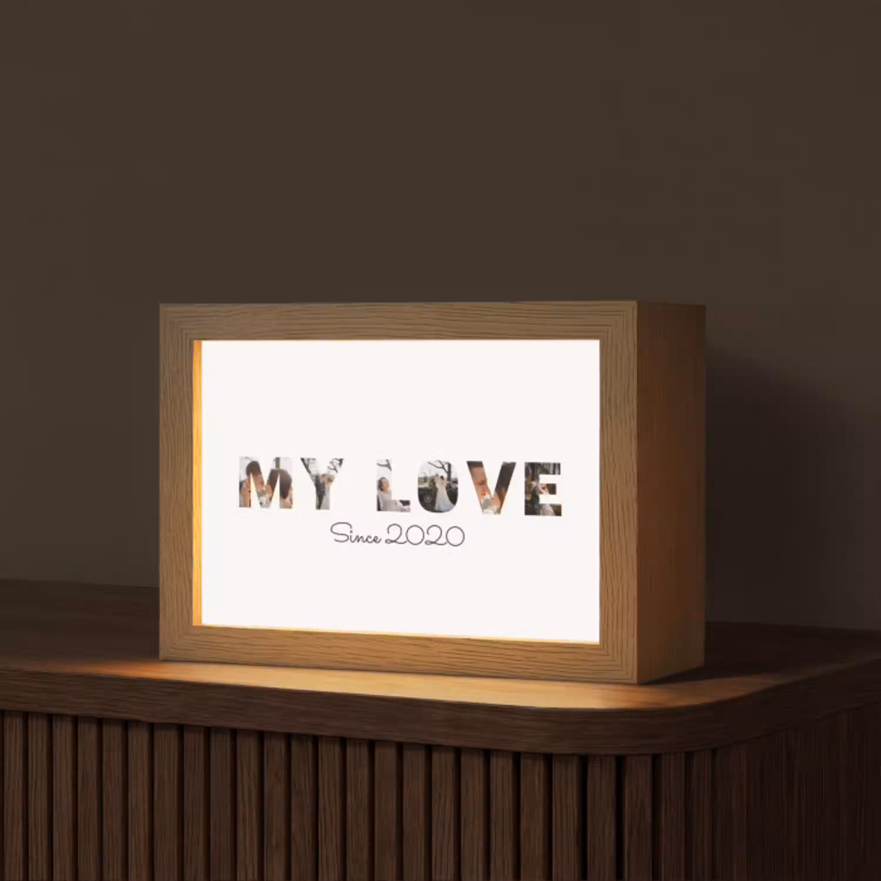 My Love - Lettercollage Light Box met kabel (Tafellamp) klein -z3d_website