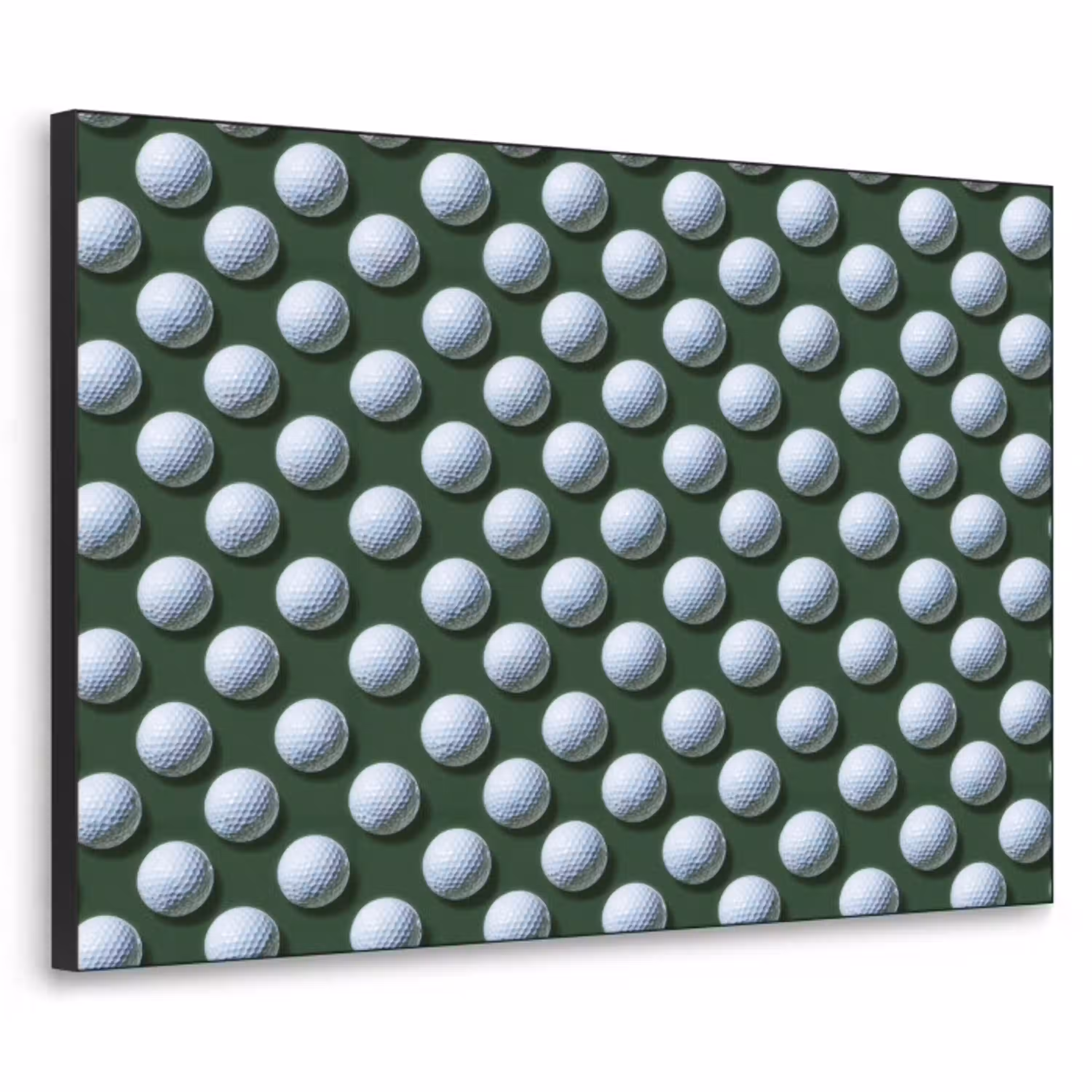 Ballen - Golf - Groen Textielframe zwart klein 947 -3d