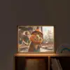 Bever - Bouw - Bouwhelm - Dier Light Box met batterij (Wandlamp kind) middel -sfeer1_kind