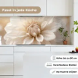 Bloem - Dahlia - Wit keuken achterwand 2 middel -sfeer4_DE