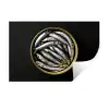 Sardines - Vissen - Rond - Zwart Muursticker klein -3d