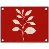Silhouet - Bladeren - Tak tuinposter los doek klein -3d