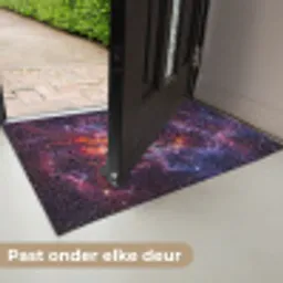 Space - Stars - Abstract - Colorful Deurmat klein -USP_NL