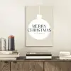 Christmas - Kerstballen - Japandi - Witte kerstballen aluminium wit klein -sfeer1