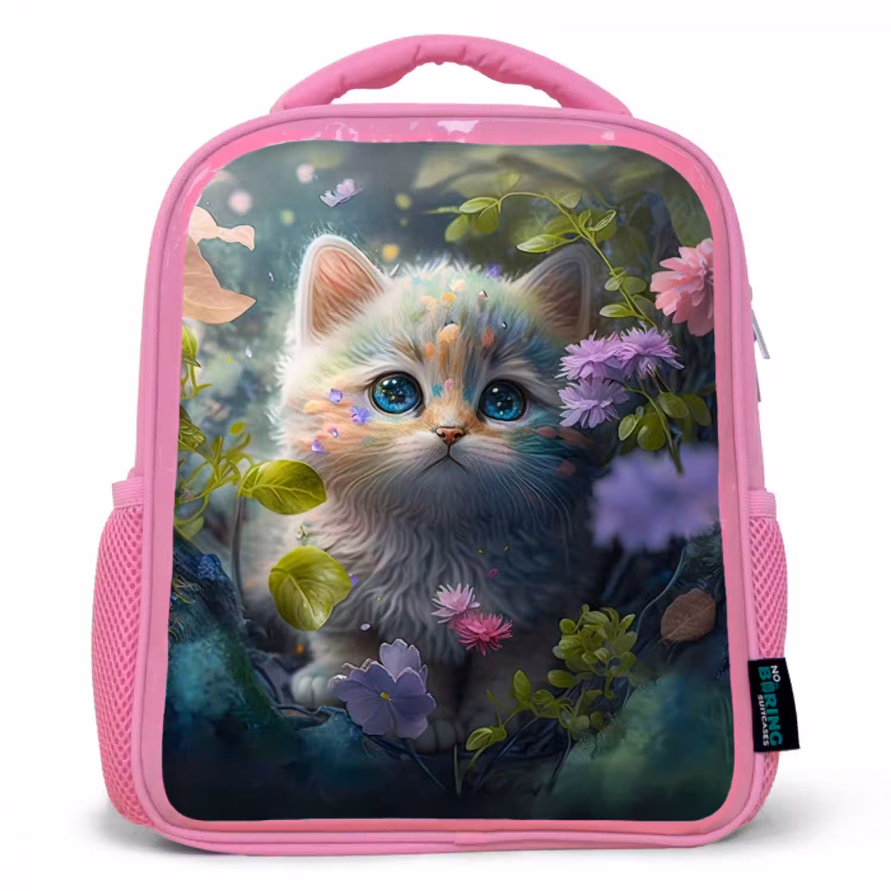 Pippa Poes Kinderrugzak - Roze middel -3d