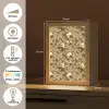 Druppels - Organisch - Goud Light Box met kabel (Tafellamp) klein 925 -USP_NL
