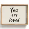 Minimalistisch - Beige - Love Dienblad Rechthoek middel -z3d_shopping