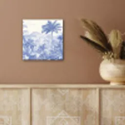 Tropisch - Jungle - Blauw aluminium wit klein -sfeer4