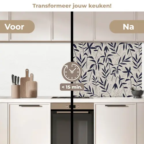 Planten - Japan - Patronen keuken achterwand 2 middel 871 -voor-na2_NL