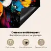 Bloemen - Kleurrijk - Graffiti - Modern - Boeket Inductie beschermer vinyl 3mm middel -usfeer4_FR