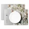 Lelies - Boekte - Wit - Meeldraden Placemat vinyl groot -zzsfeer2_Kitchenyeah-website