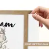 Wilde dieren - Bos - Illustratie Light Box met batterij (Wandlamp kind) middel -USP_websiteprintNL
