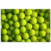 Tennisballen - Bal - Geel tuinposter los doek groot -3d