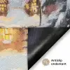 Kerstdorp - Huizen - Sneeuw - Kerst Deurmat klein -antislip_NL