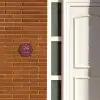 Bordeauxrood - Klassiek Naambord Hexagon klein -sfeer3-hexagon-XS