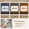 Home - Lettercollage Light Box met kabel (Tafellamp) klein -USP_lichtkleurNL