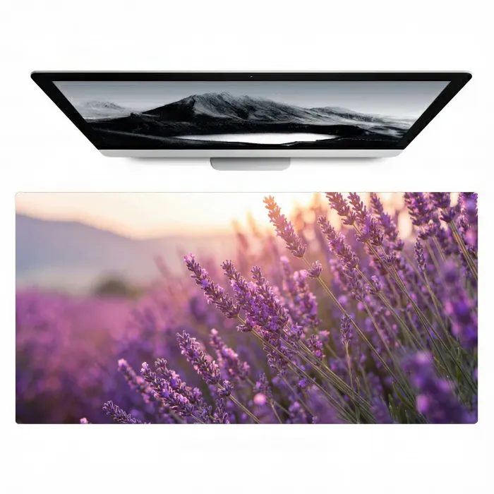 Lavendel - Paars - Zonlicht Muismat XXL klein -zzz3d
