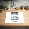 Hotel oma - Spreuken - Oma - Quotes Inductie beschermer vinyl 3mm groot -sfeer5
