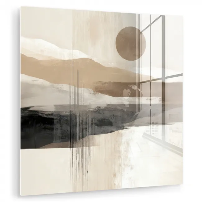 Minimalistisch - Landschap - Dimensie plexiglas 5mm klein -zzzproduct_nieuw