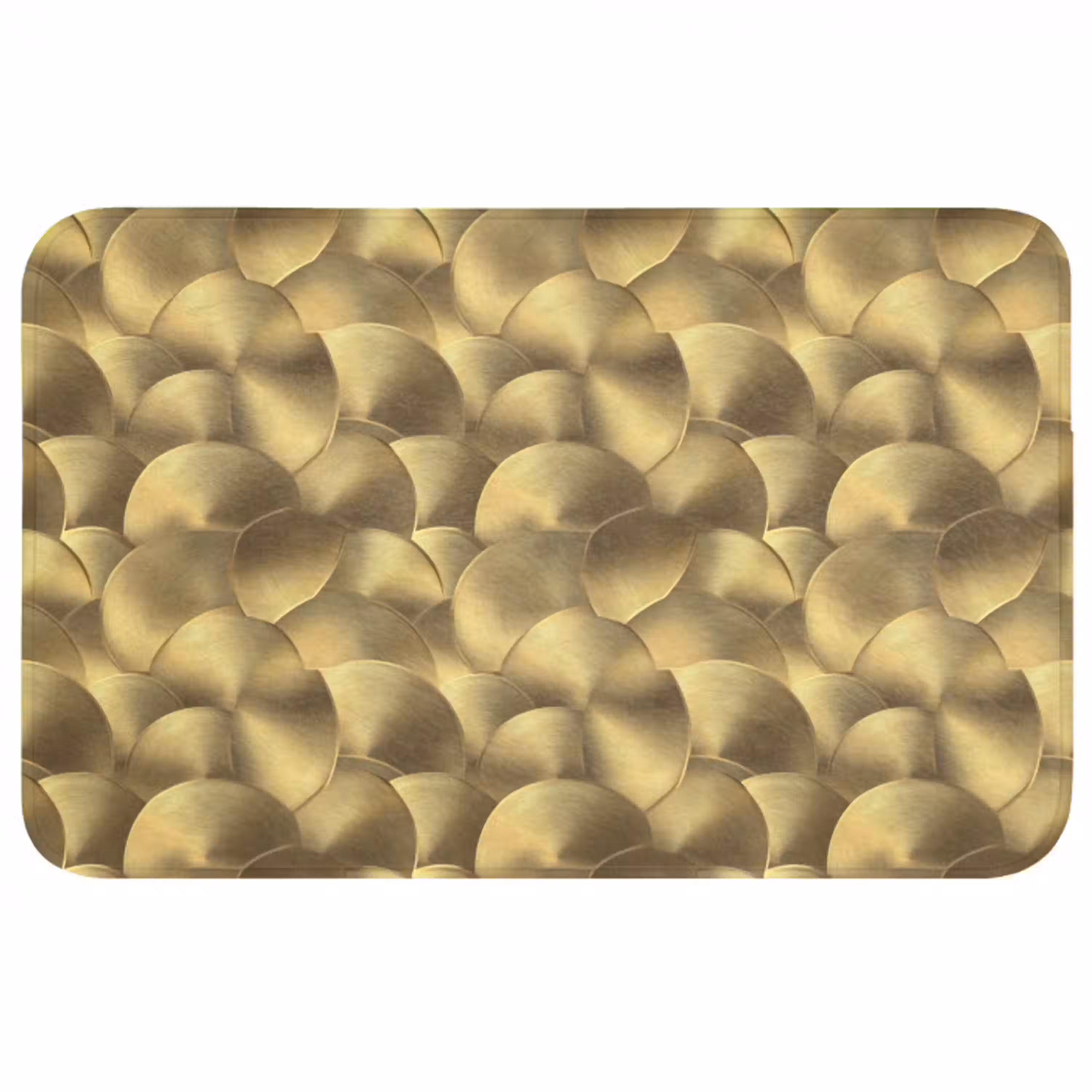 Modern - Cirkel - Goud WCmat middel 1009 -3d
