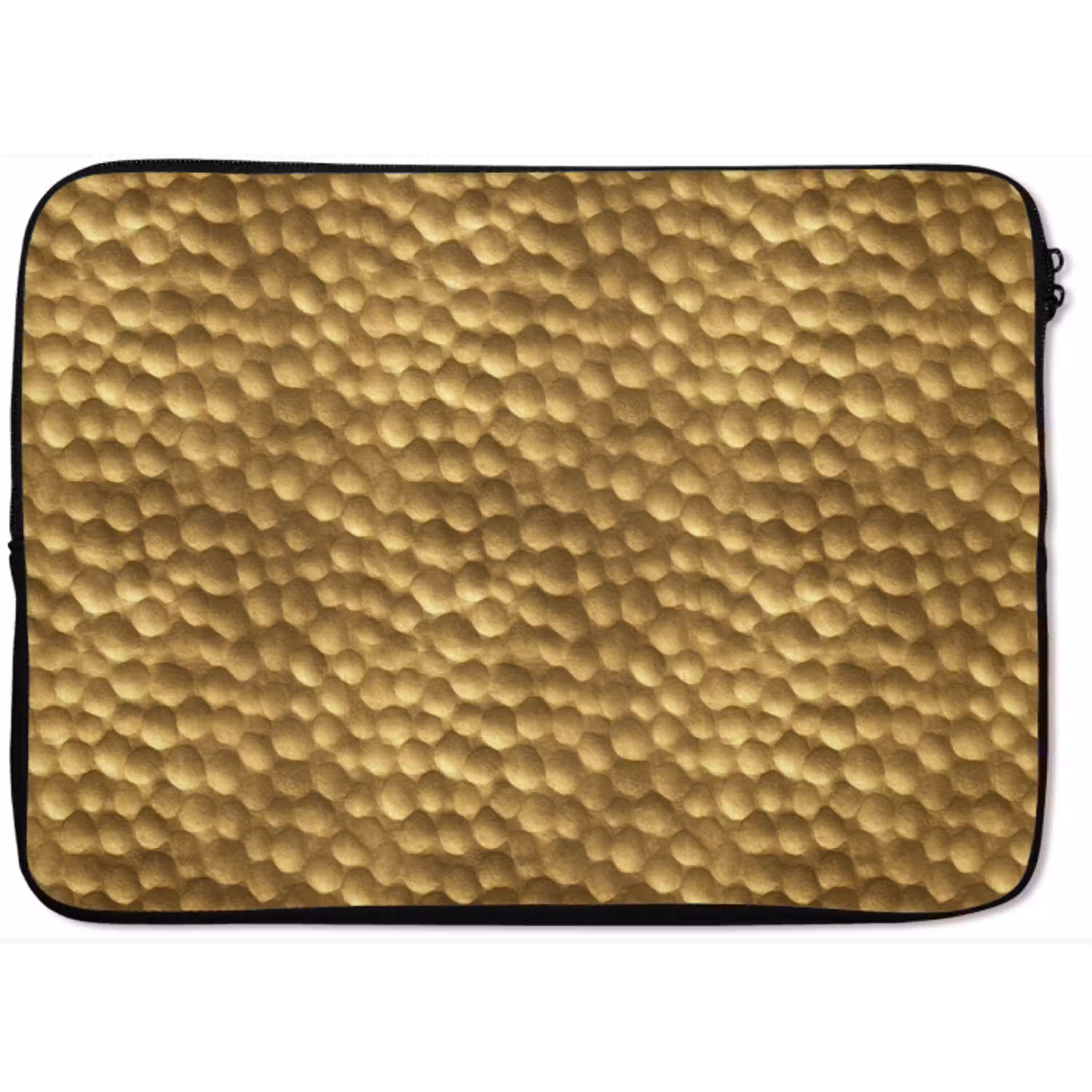 Metaal - Dynamisch - Goud laptophoes neopreen klein 279 -zkaufland3dotto
