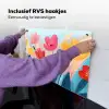 Illustratie - Bloemen - Kleurrijk Inductie beschemer met haakjes klein -ky-ophangen-nl