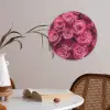 Rozen - Pink - Bloem Akoestische PET Vilt - Rond klein -sfeer3