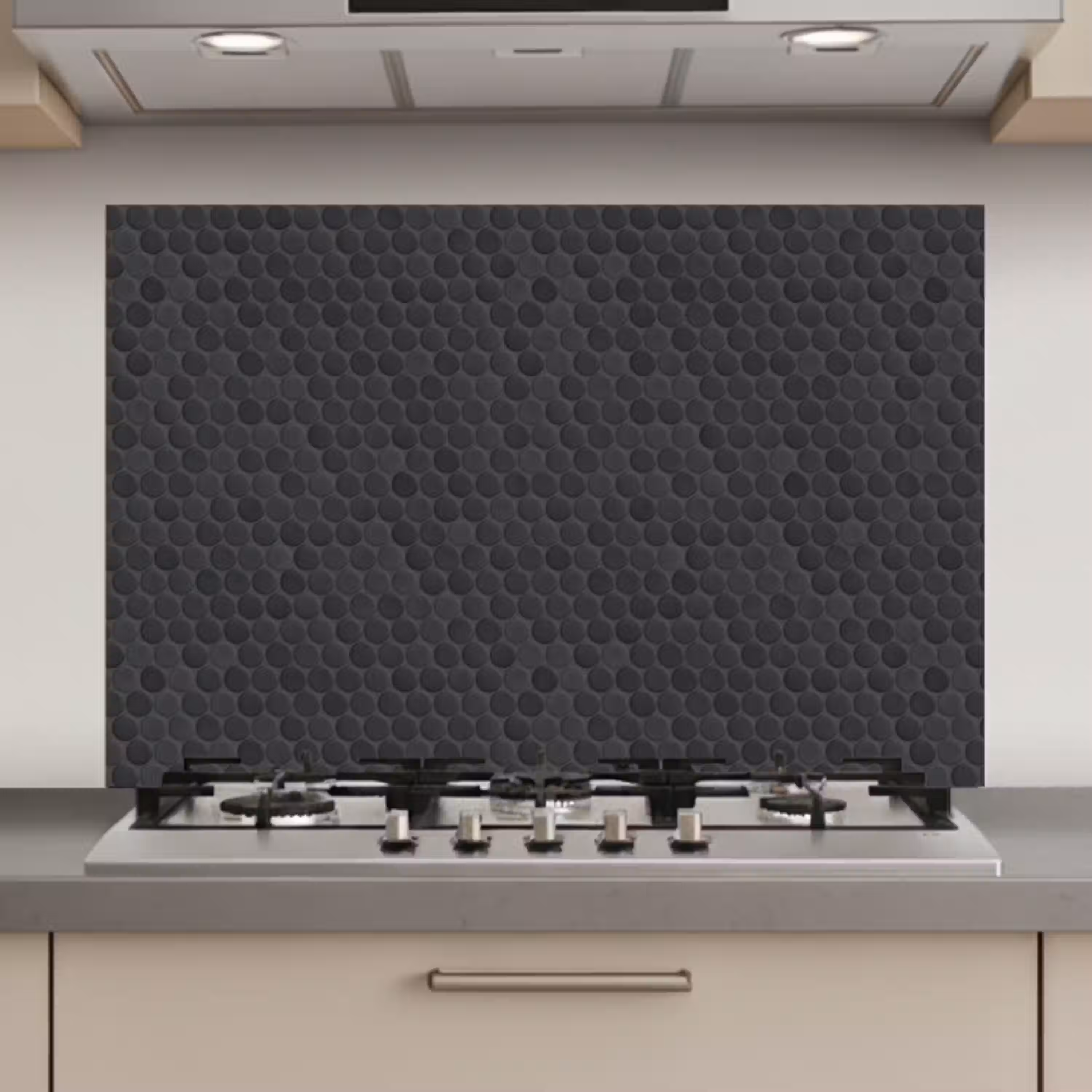 Penny - Mozaïek - Donkergrijs keuken achterwand spatscherm klein 900 -3d_website
