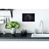 Portret - Paard - Donker Muursticker klein -keuken