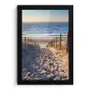 Zand - Strand - Duin - Zee - Zomer fotolijst zwart zonder passe partout klein -3d