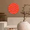 Verf - Roze - Rood Wandcirkel plexiglas klein 852 -sfeer1