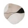 Contourlijnen - Abstracte landschap Wandcirkel Organisch Forex 3mm klein -3d