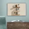Plankjes - Boeken - Vaasjes - Planten canvas 2cm klein -sfeer4
