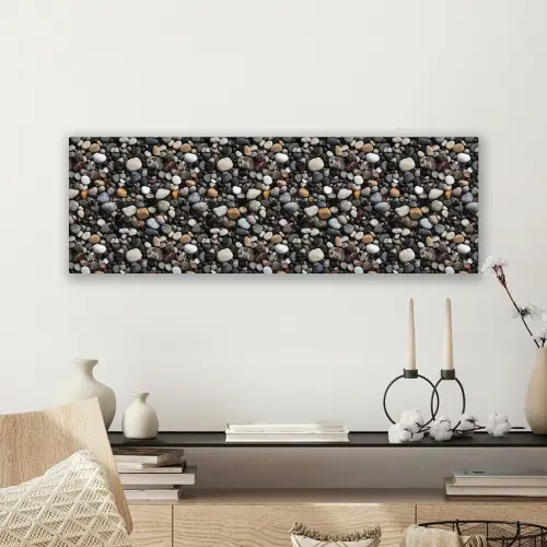 Kiezels - Mix - Aardetonen canvas 2cm klein 828 -sfeer6