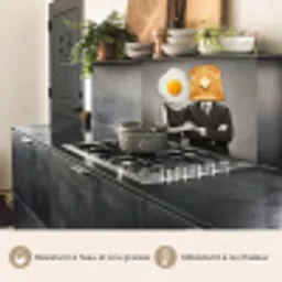 Ontbijt - Koppel - Ei - Brood keuken achterwand 2 middel -usp_FR