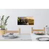 Wijn - Druiven - Heuvels - Landschap Muursticker klein -eettafel