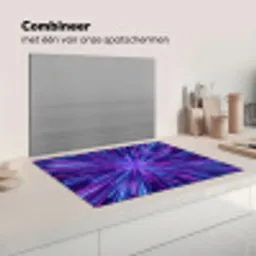 Dynamisch - Ruimte - Kleurrijk Inductie beschermer vinyl 3mm klein -wsfeer7_website