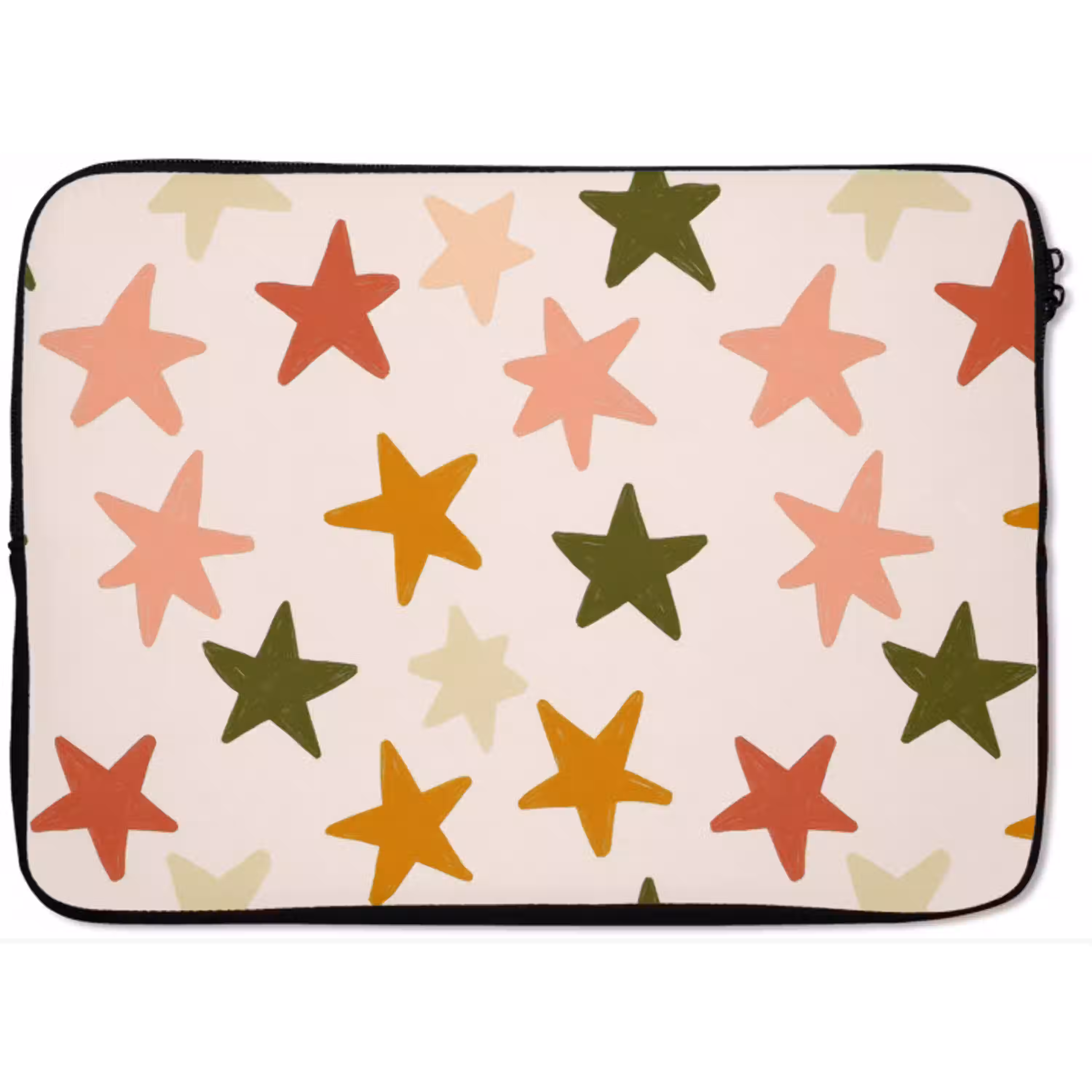 Sterren - Patroon - Kleurrijk laptophoes neopreen klein 279 -zkaufland3dotto