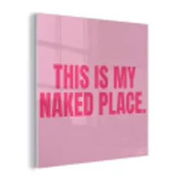 Tekst - Modern - Roze plexiglas 5mm klein -z3d