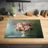 Orchidee - Boeket - Vaas - Bloemen Inductie beschermer vinyl 3mm klein -sfeer5